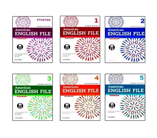 مجموعه کامل امریکن انگلیش فایل ویرایش دوم American English File 2nd Edition