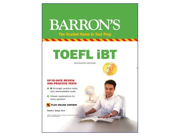 کتاب Barrons TOEFL IBT 16th edition