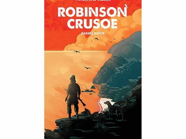 کتاب رمان Robinson Crusoe Wordsworth